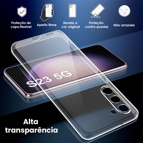 Capa Icoveri para Samsung Galaxy S23  - Transparente Cheap