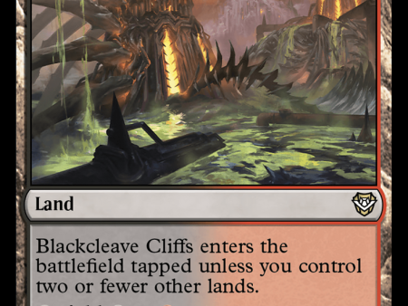 Blackcleave Cliffs [Outlaws of Thunder Junction Commander] For Cheap