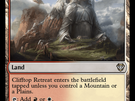 Clifftop Retreat [Outlaws of Thunder Junction Commander] For Cheap